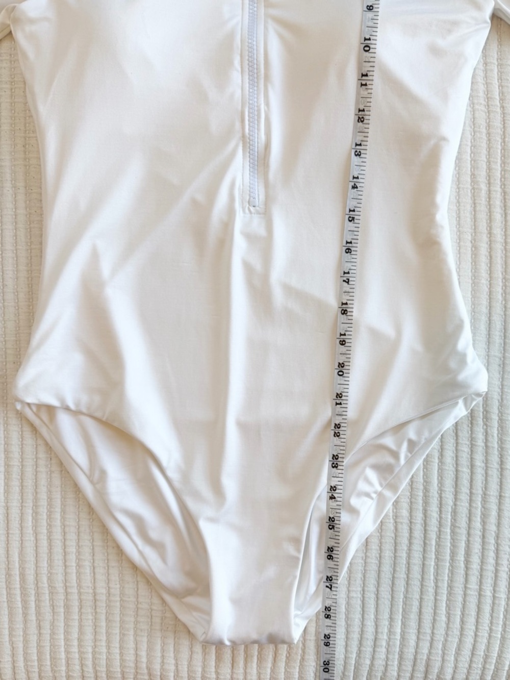Trina Turk Half Zip Long Sleeve One-Piece Rashguard Swimsuit NWT - Picture 10 of 10